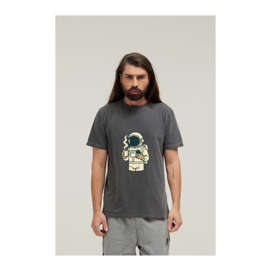 Camiseta Estonada Cinza Chumbo