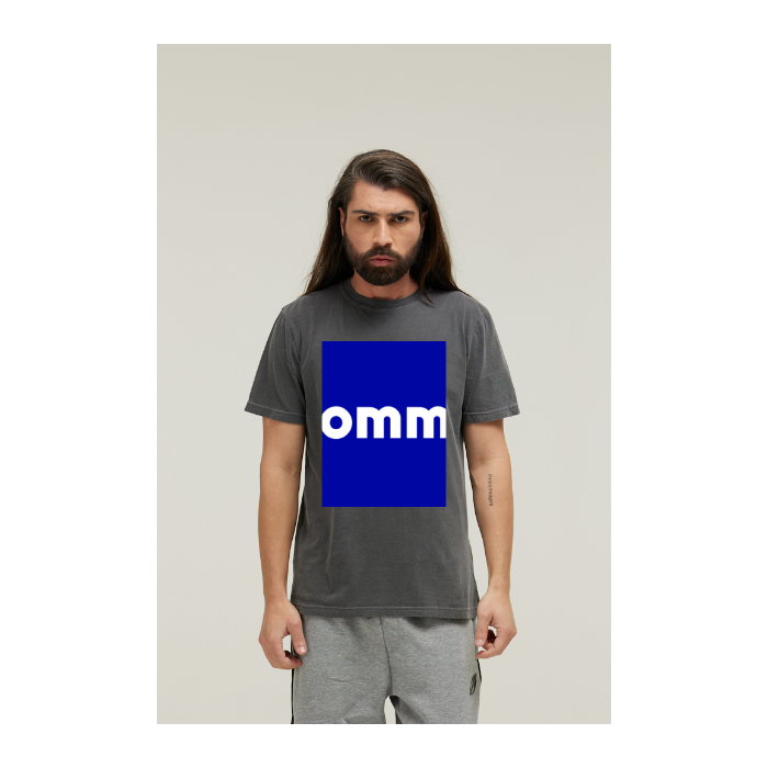 Camiseta Estonada Cinza Chumbo