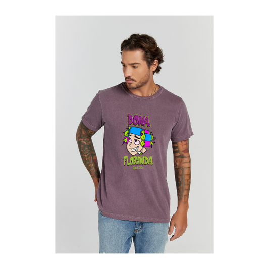Camiseta Estonada Roxo