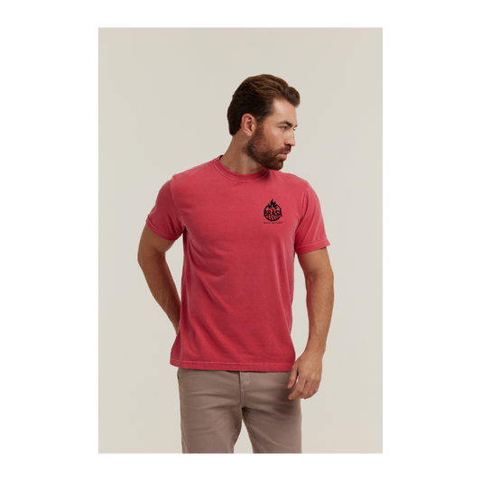 Camiseta Estonada Vermelho