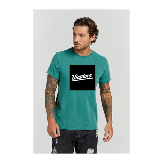 Camiseta Estonada Verde Musgo