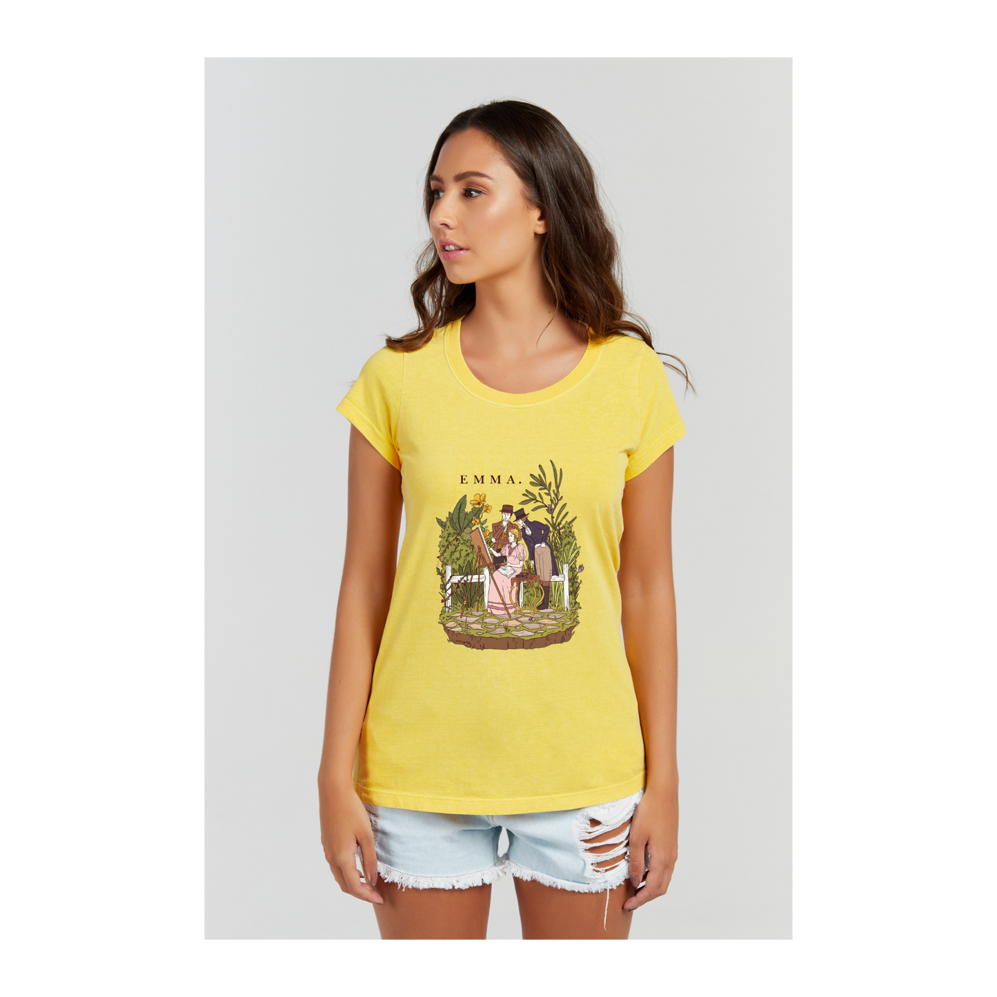 Baby long Estonada Amarelo Ouro
