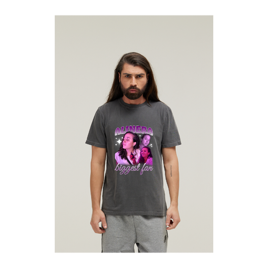 Camiseta Estonada Cinza Chumbo