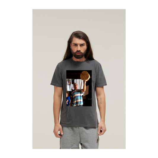 Camiseta Estonada Cinza Chumbo
