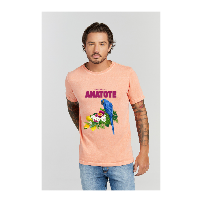 Camiseta Estonada Laranja