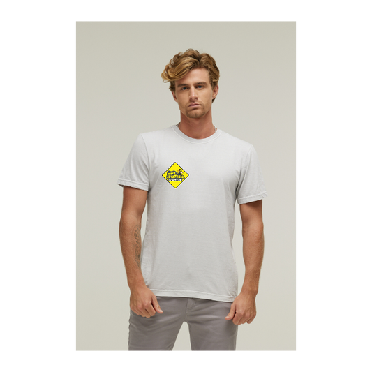Camiseta Estonada Branco Gelo