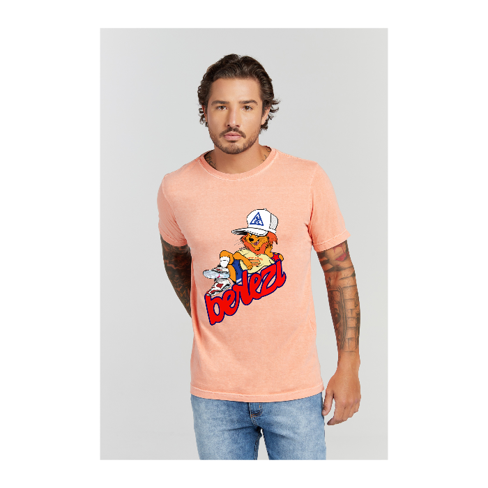 Camiseta Estonada Laranja