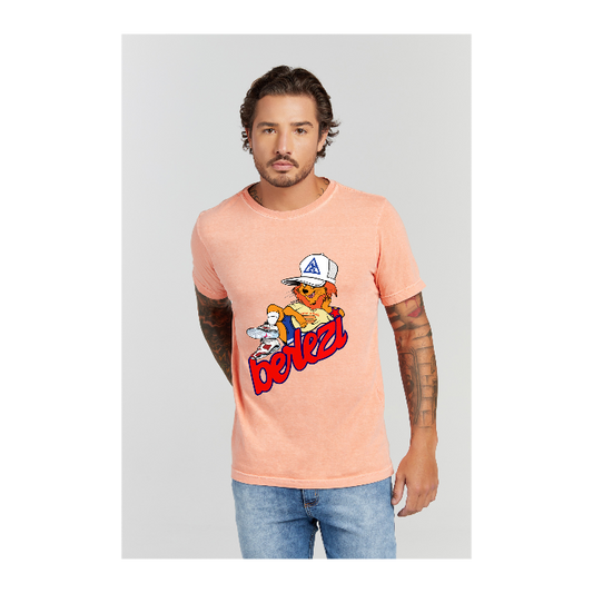 Camiseta Estonada Laranja