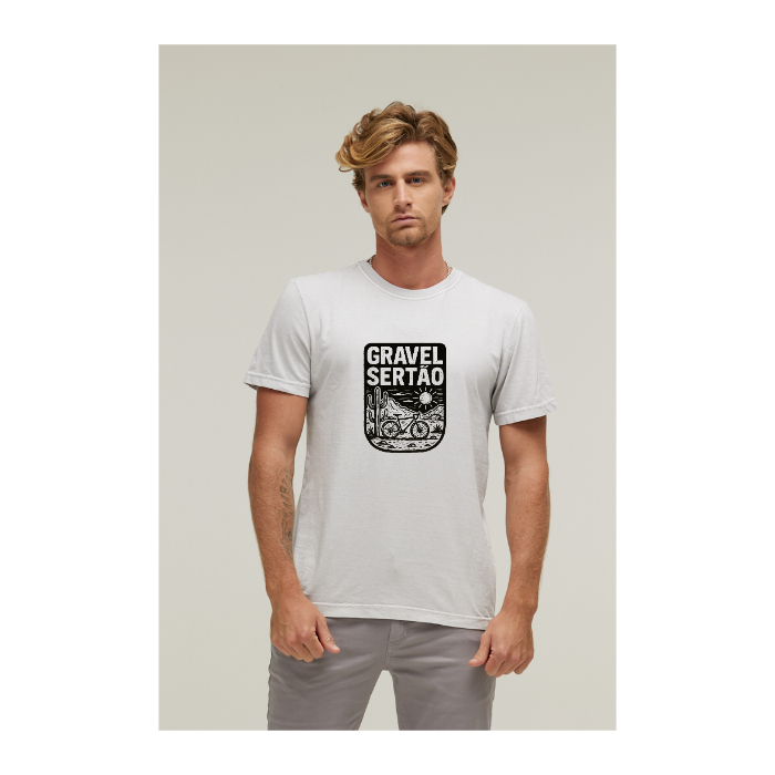 Camiseta Estonada Branco Gelo