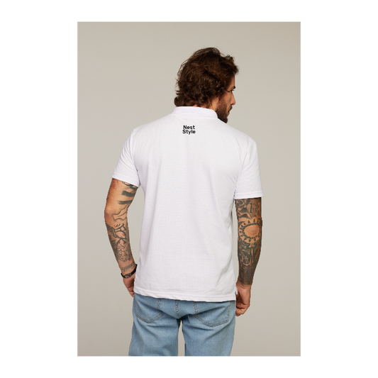 Camisa Polo Branca