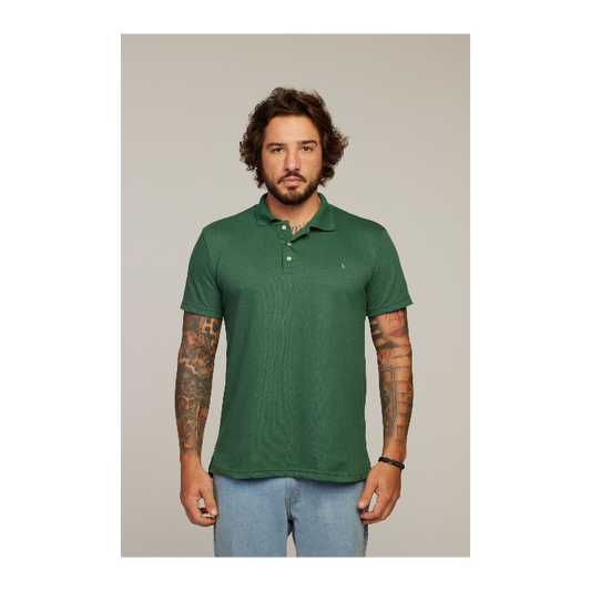 Camisa Polo Verde Musgo