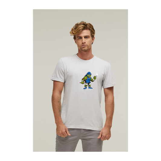 Camiseta Estonada Branco Gelo