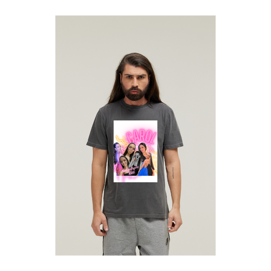 Camiseta Estonada Cinza Chumbo