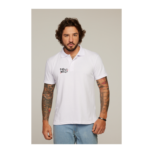 Camisa Polo Branca