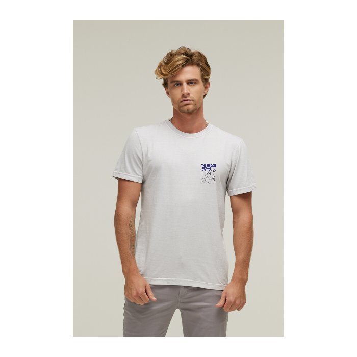 Camiseta Estonada Branco Gelo