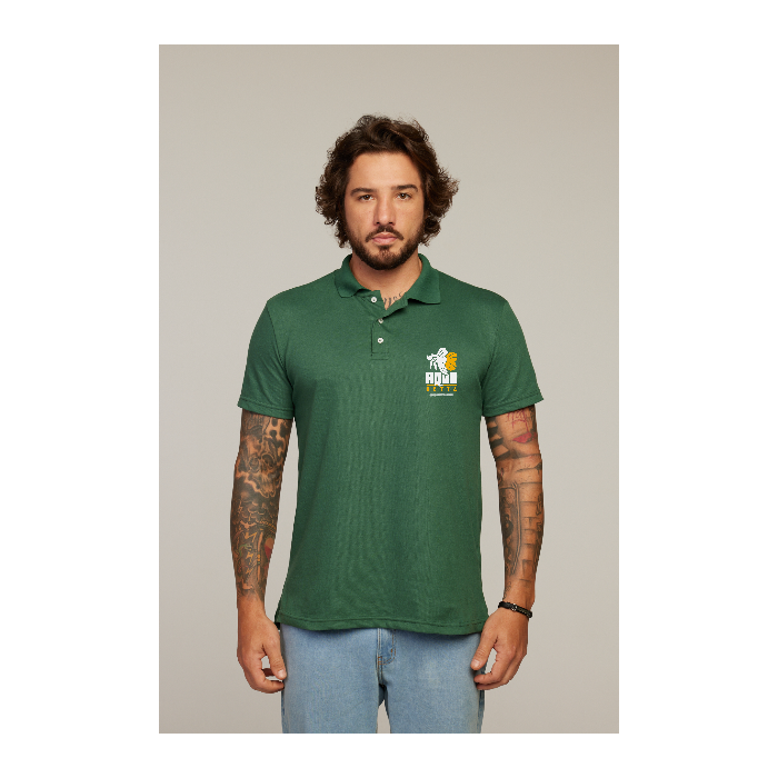 Camisa Polo Verde Musgo
