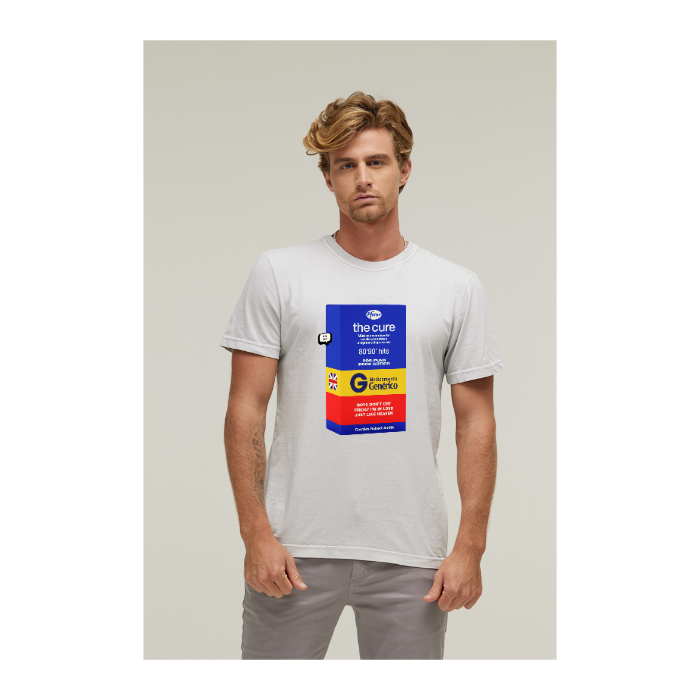 Camiseta Estonada Branco Gelo