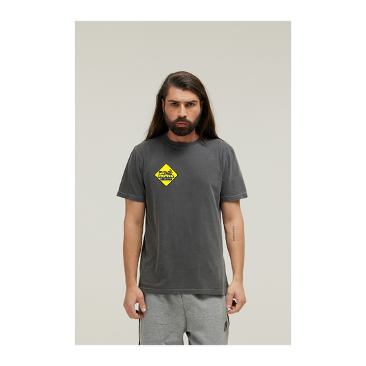 Camiseta Estonada Cinza Chumbo