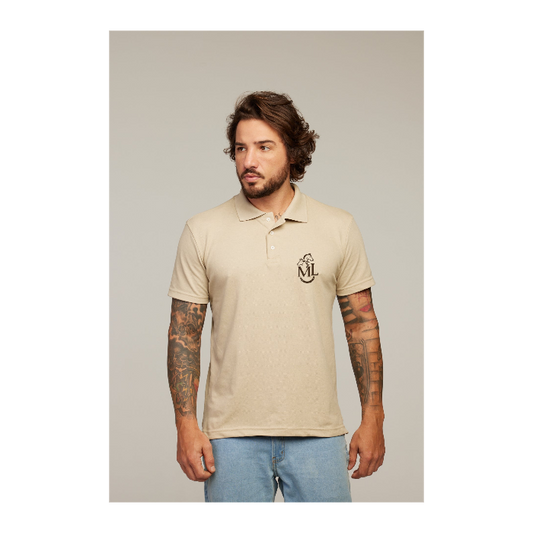 Camisa Polo Caqui