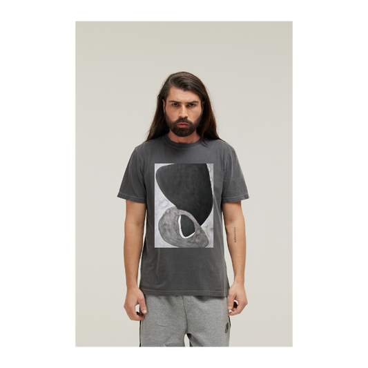 Camiseta Estonada Cinza Chumbo