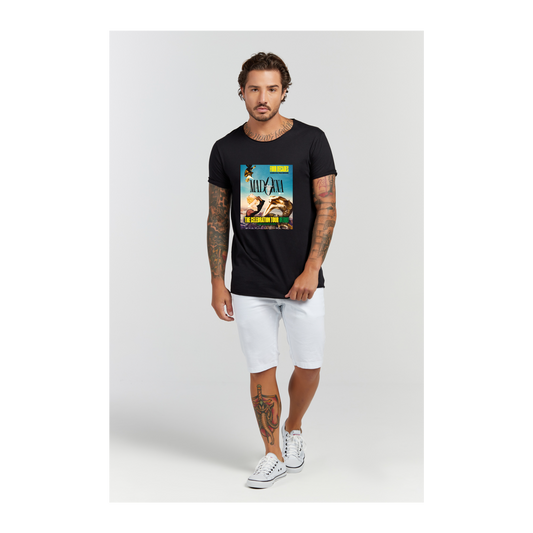 Camiseta Longline Preto