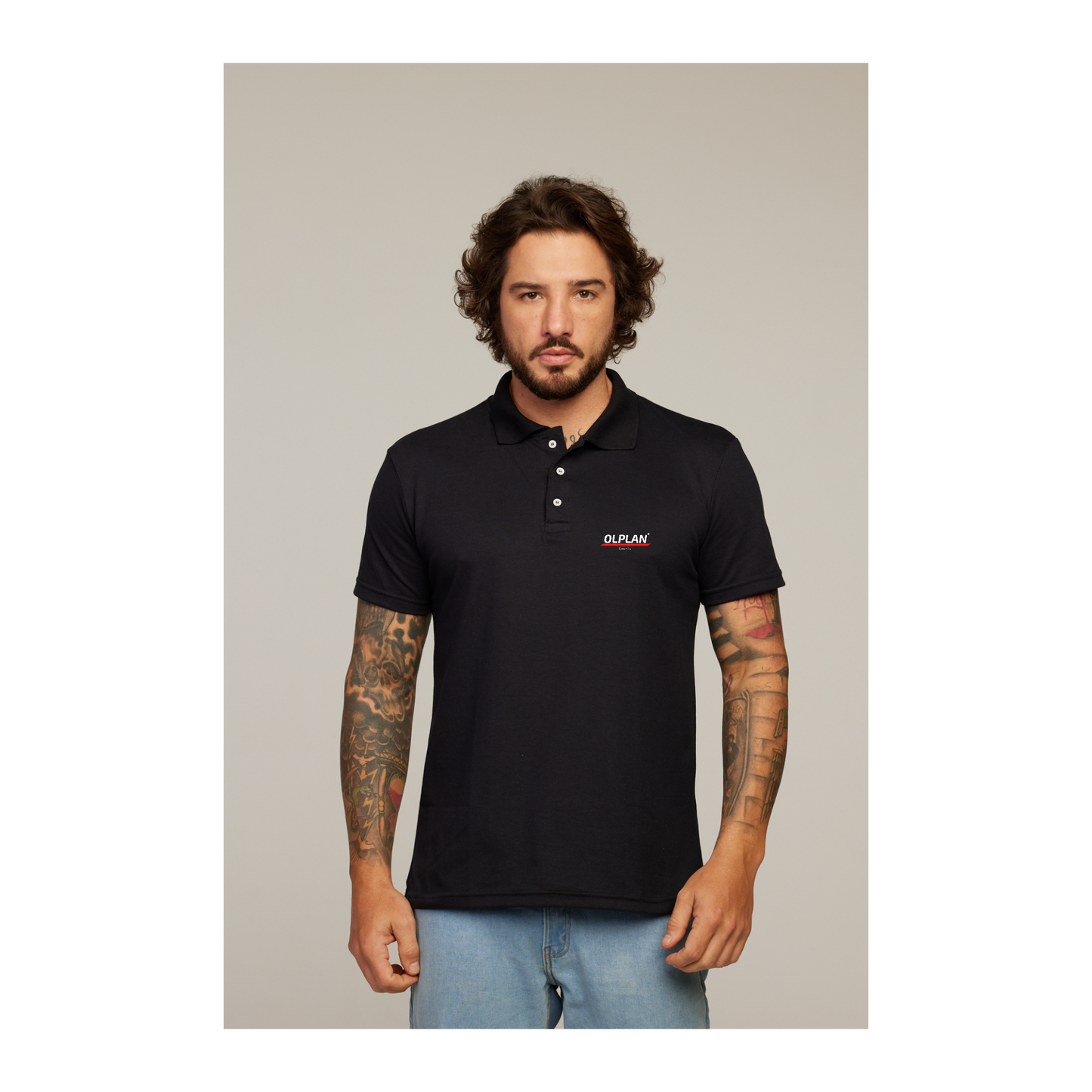 Camisa Polo Preta