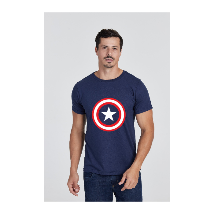 Camiseta Básica Azul Marinho