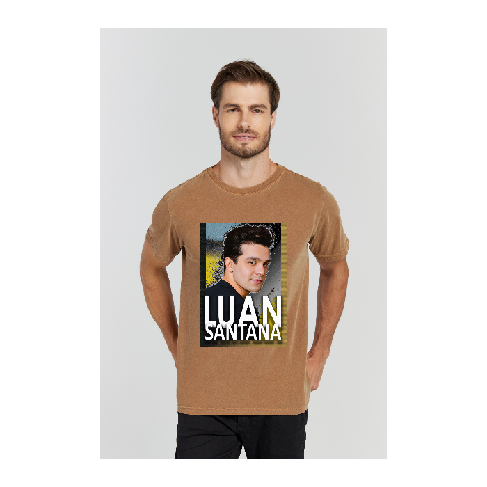 Camiseta Estonada Marrom
