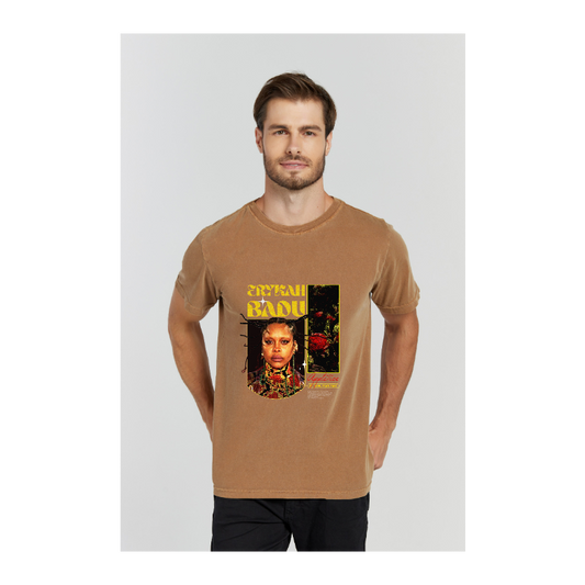 Camiseta Estonada Marrom