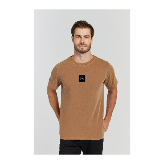 Camiseta Estonada Marrom