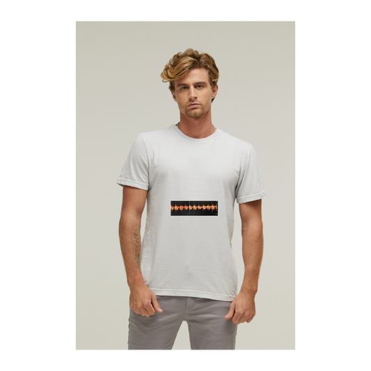 Camiseta Estonada Branco Gelo