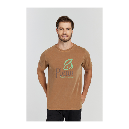 Camiseta Estonada Marrom