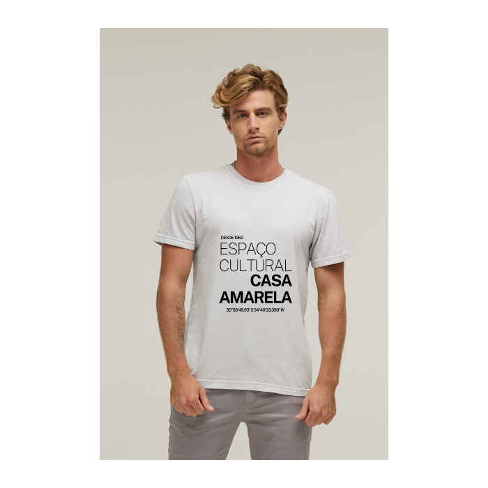 Camiseta Estonada Branco Gelo