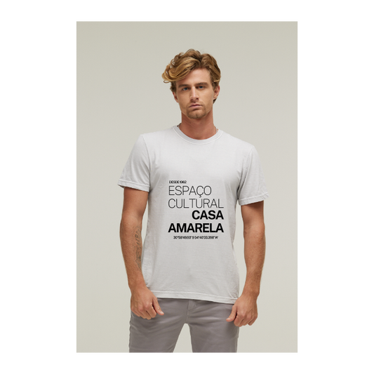 Camiseta Estonada Branco Gelo