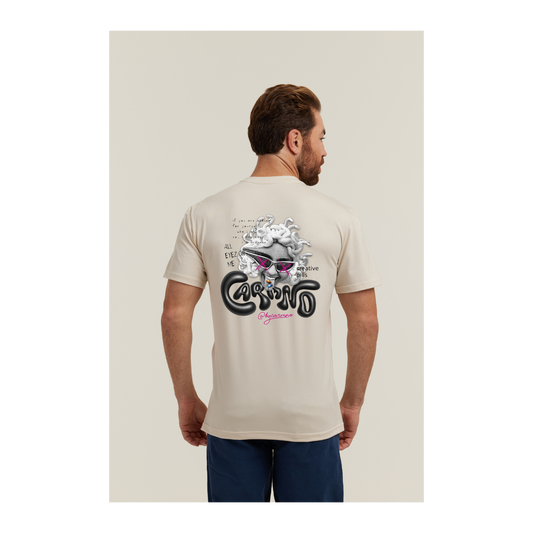 Camiseta Pima Areia