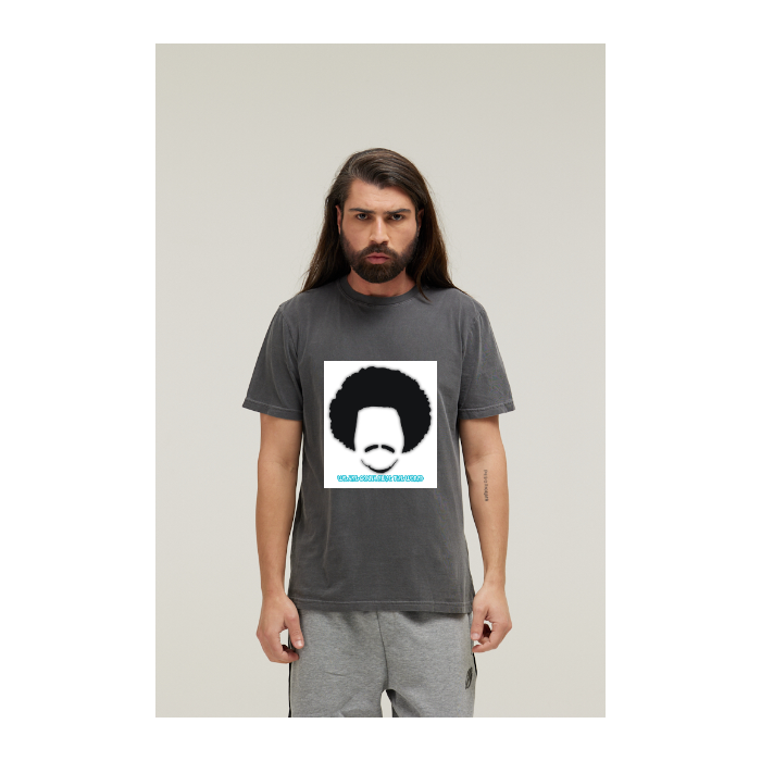 Camiseta Estonada Cinza Chumbo