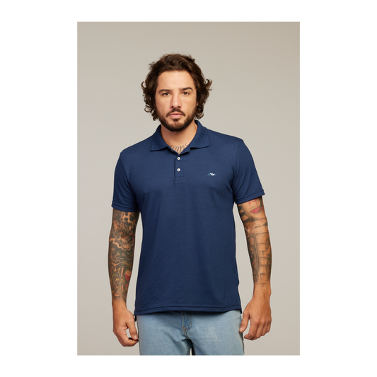 Camisa Polo Azul Marinho