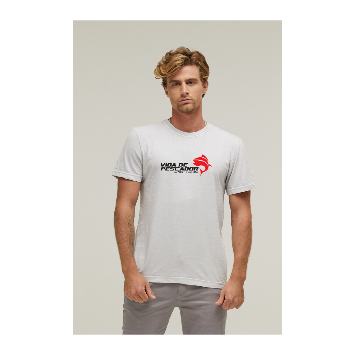 Camiseta Estonada Branco Gelo