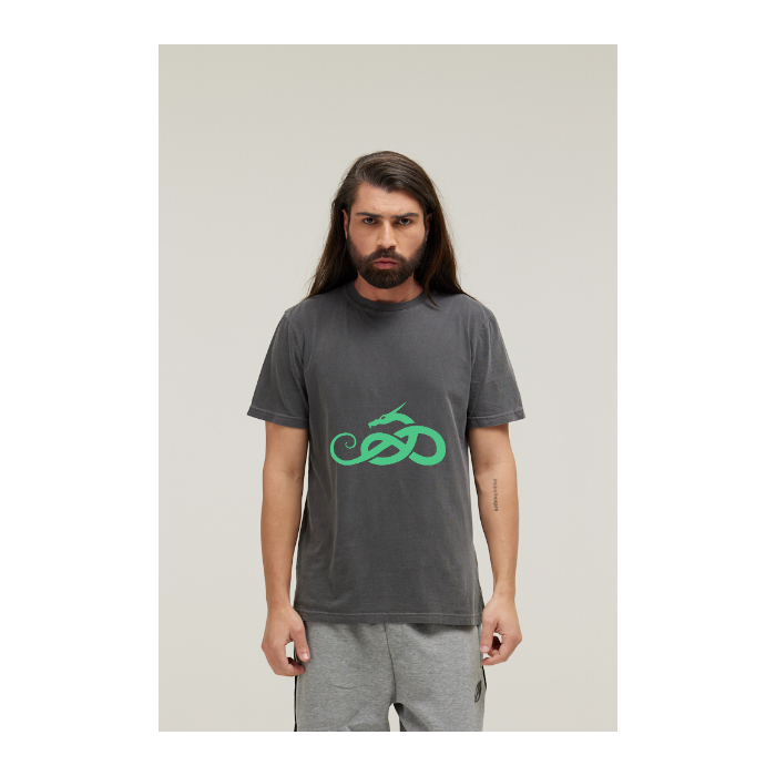 Camiseta Estonada Cinza Chumbo