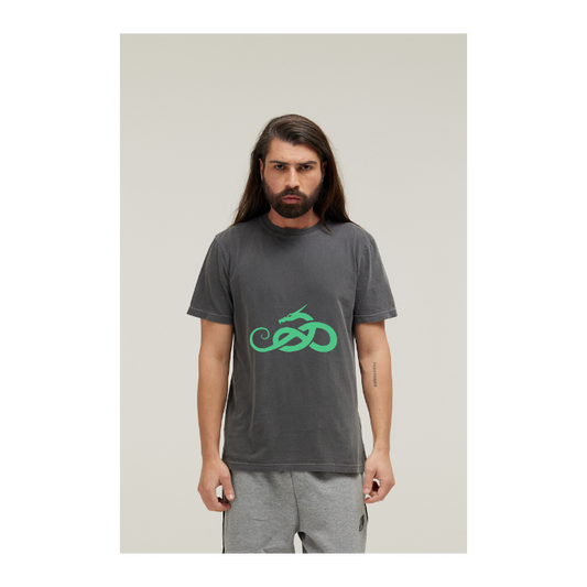 Camiseta Estonada Cinza Chumbo