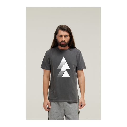 Camiseta Estonada Cinza Chumbo