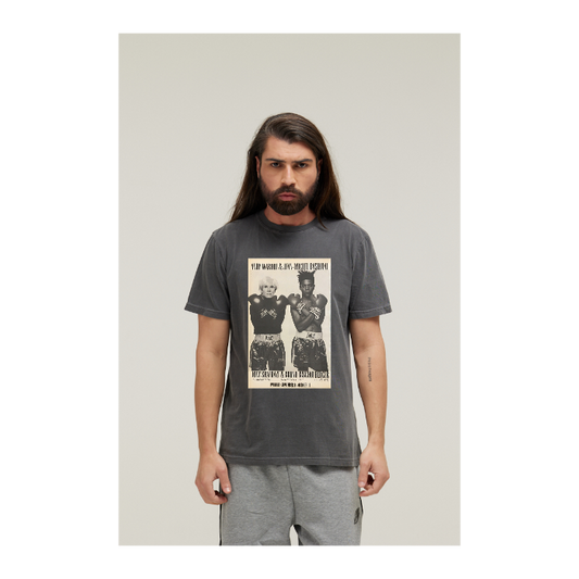 Camiseta Estonada Cinza Chumbo