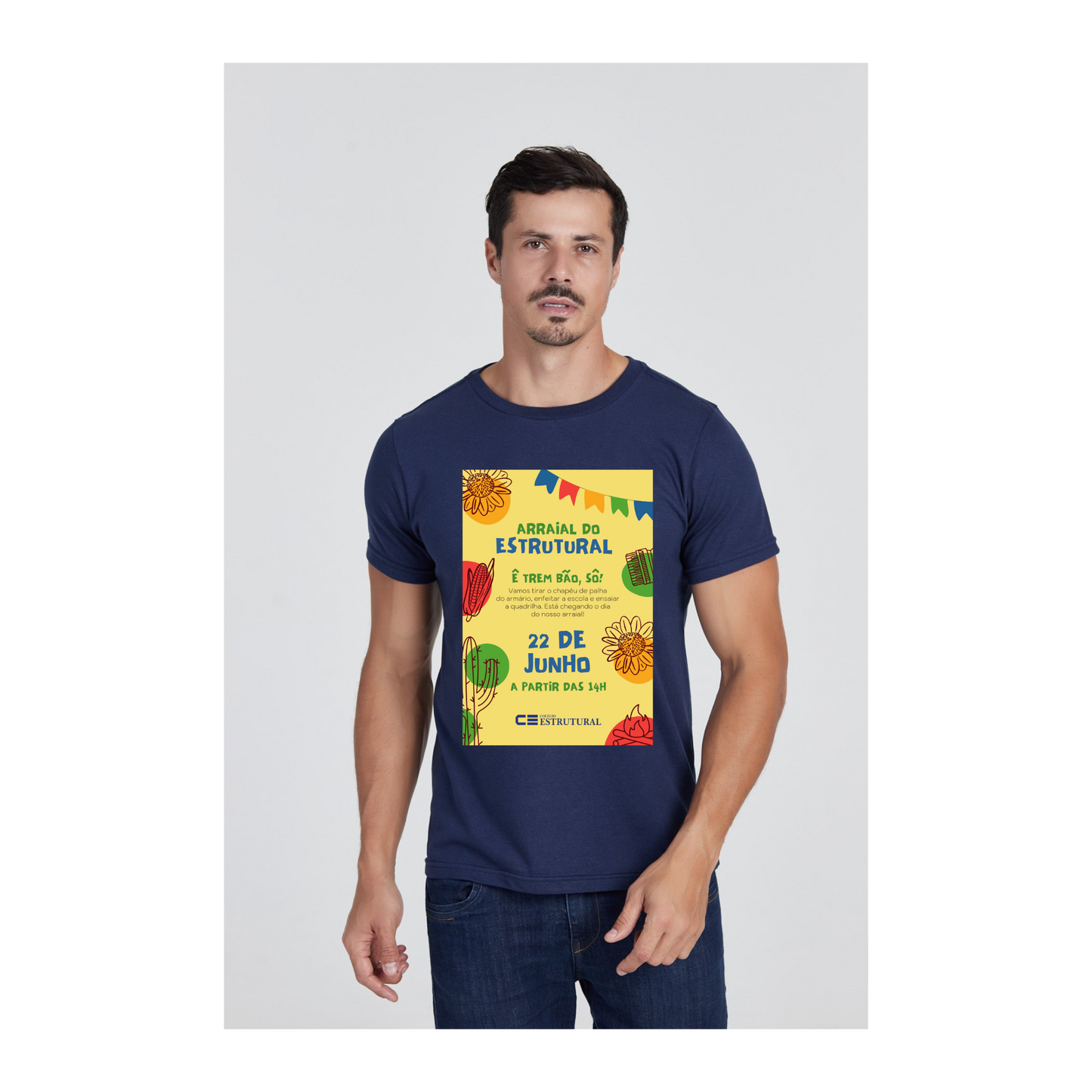 Camiseta Básica Azul Marinho