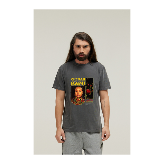 Camiseta Estonada Cinza Chumbo