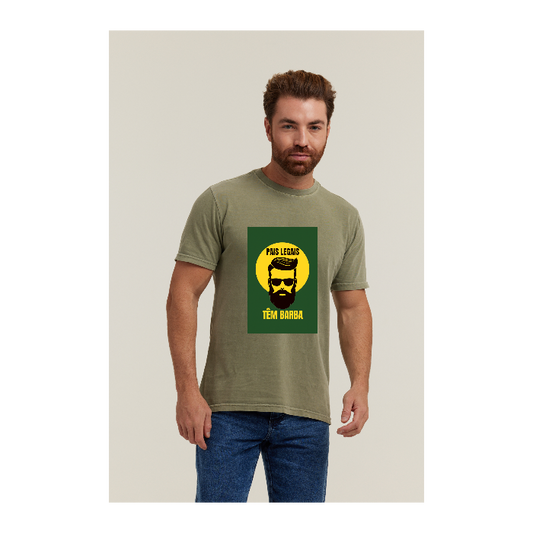 Camiseta Estonada Verde Militar