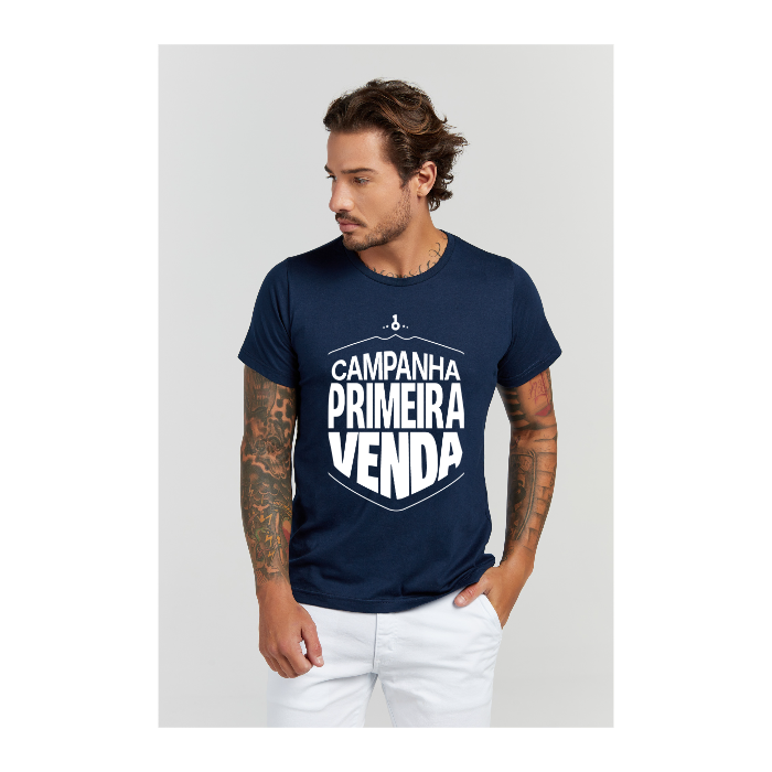 Camiseta Premium Azul Marinho