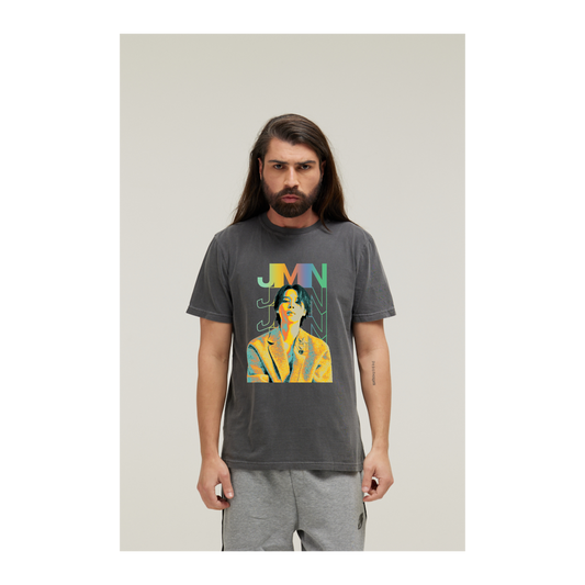 Camiseta Estonada Cinza Chumbo