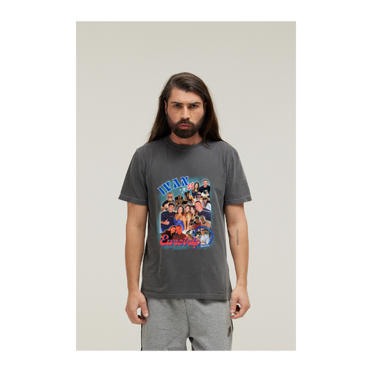 Camiseta Estonada Cinza Chumbo