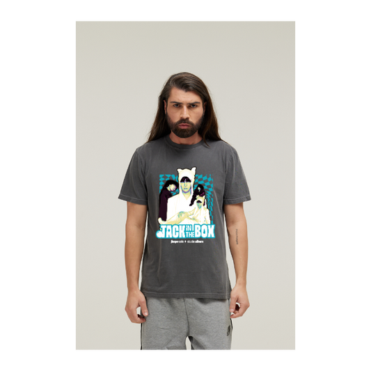 Camiseta Estonada Cinza Chumbo