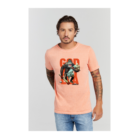 Camiseta Estonada Laranja